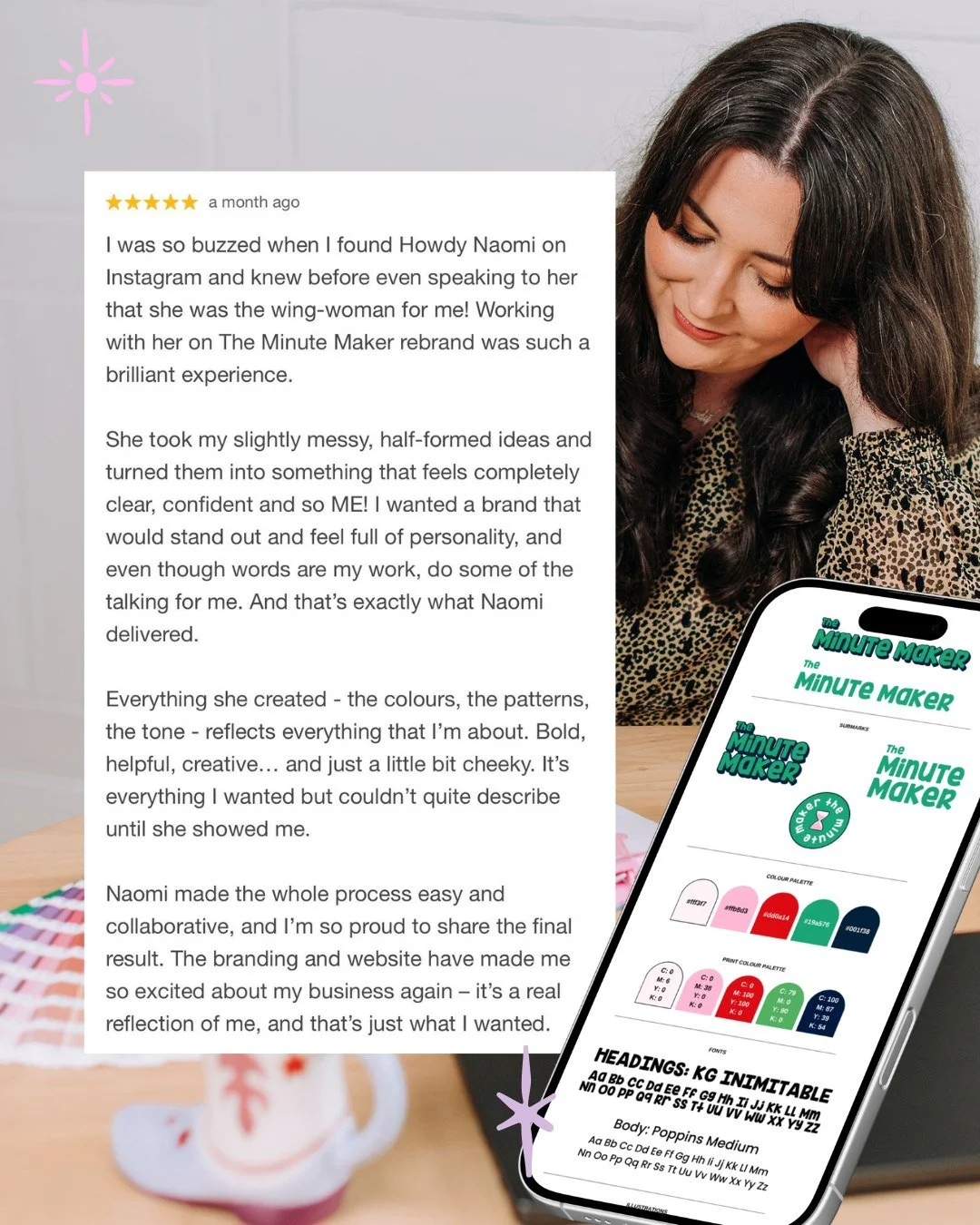 12 years of branding small businesses has made me perceptive af.⁣
⁣
You don't need to know the jargon to tell me exactly what you want. You don't need to have all the answers to get the result you want.⁣
⁣
It's my job to ask the right questions and r