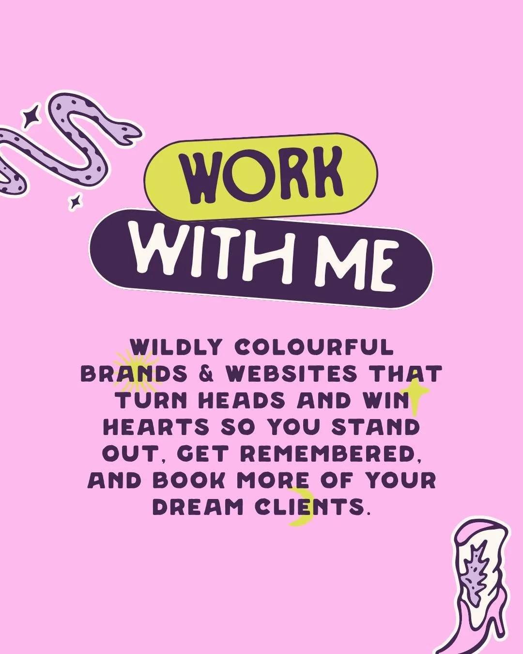 Whether you need a bold new brand identity or a personality-packed website, I've got the perfect experience for you 🤠
