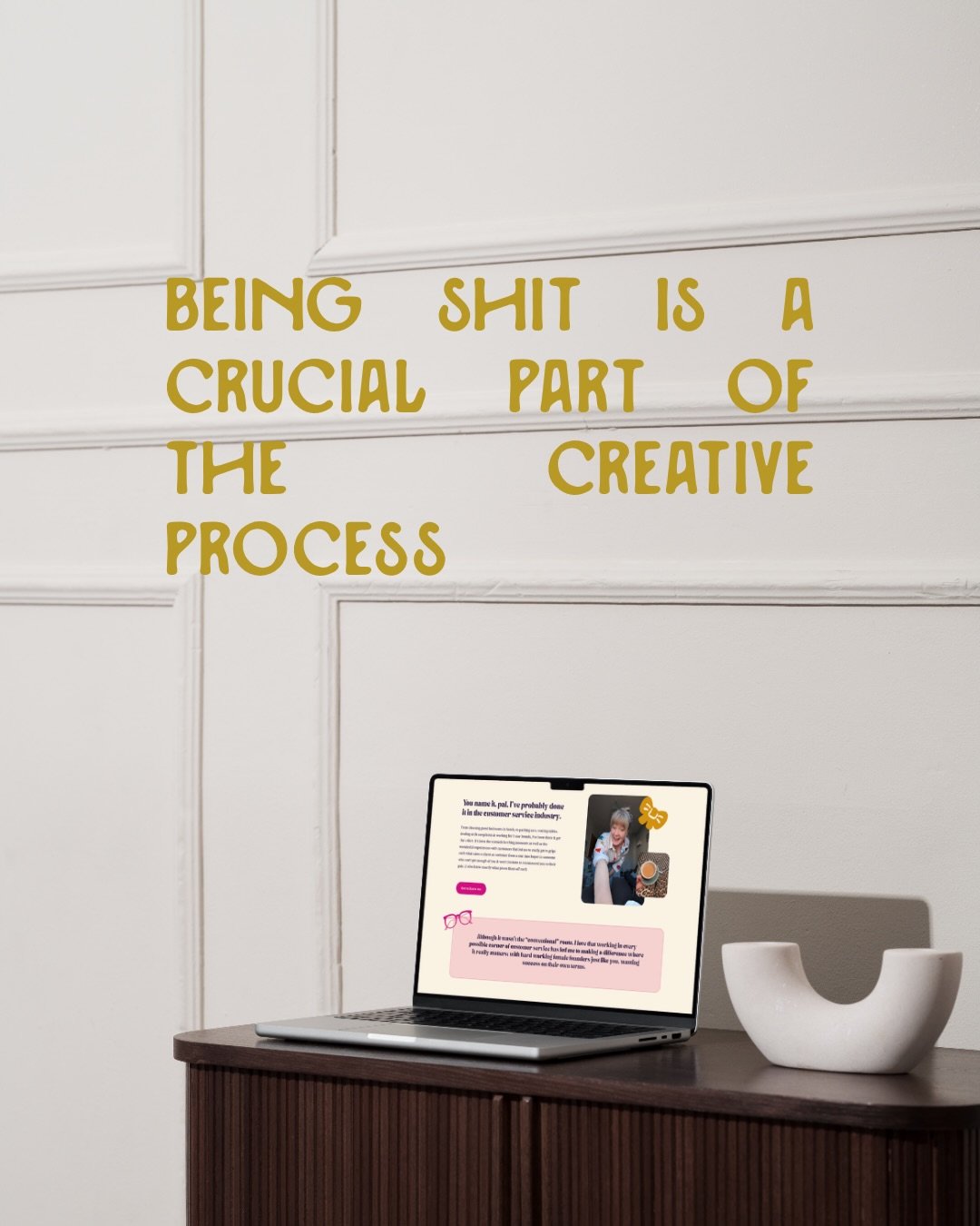 You started your business to do things your way, not theirs. Enjoy the creativity &amp; give yourself a break &lsquo;kay?!