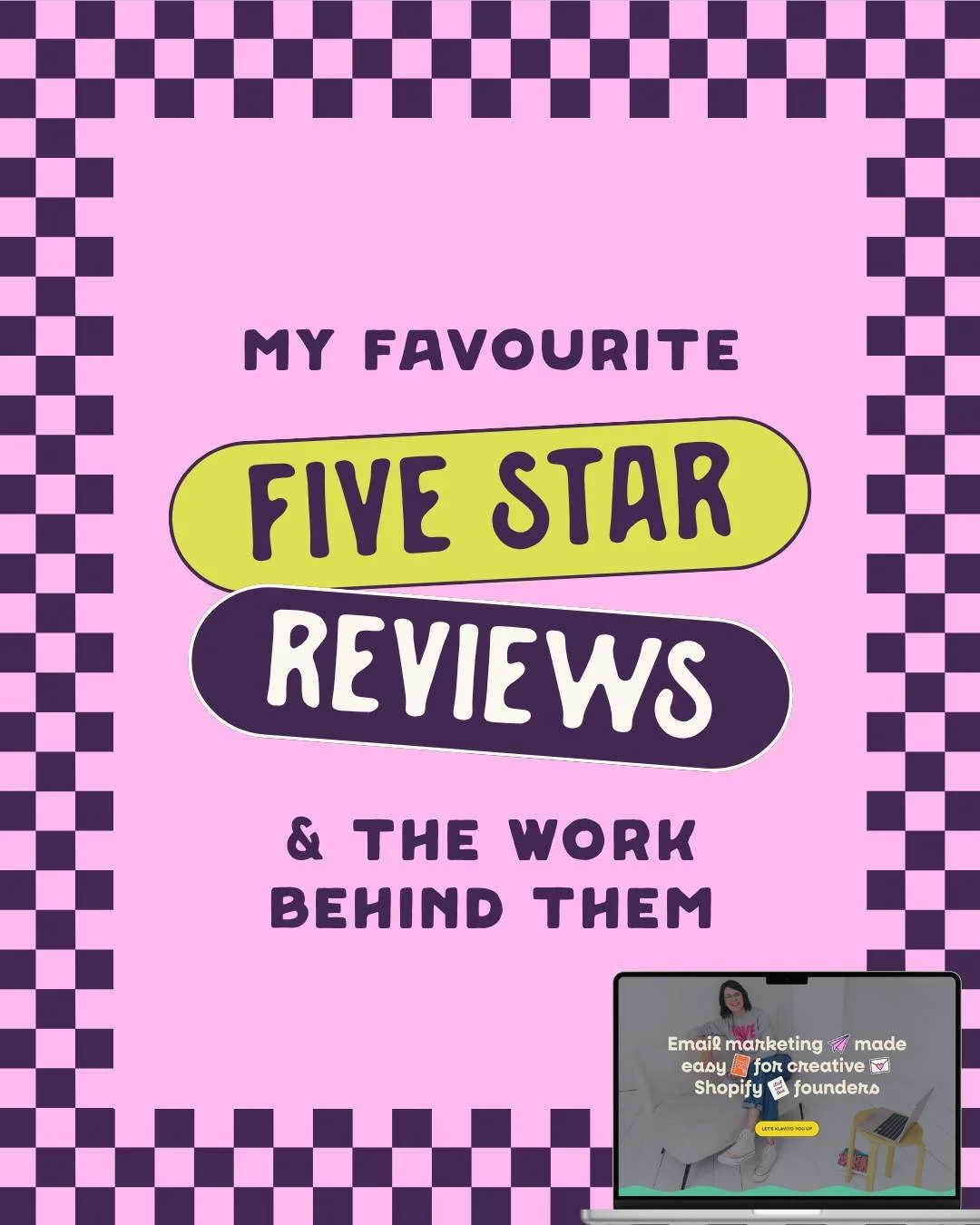 Nothing beats seeing the impact your creative work has on your clients businesses 💜⁣
⁣
Does your brand need the 5 star treatment? I'm currently booking November. You know where to find the link!