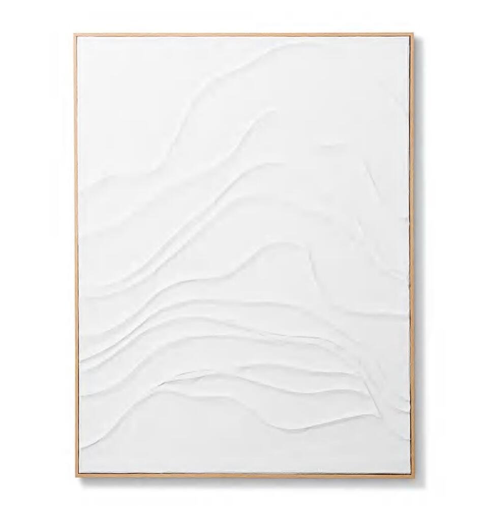 Wavy Hand Painted Canvas - XLarge (120 x150 cm)
