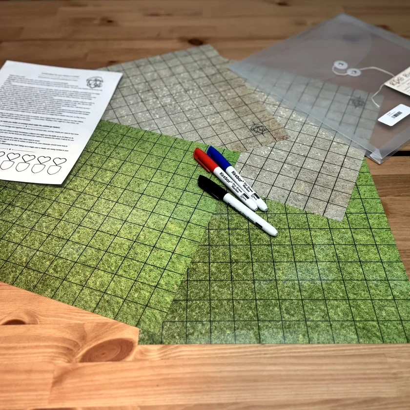 Dry Wipe Battle Map Set €25