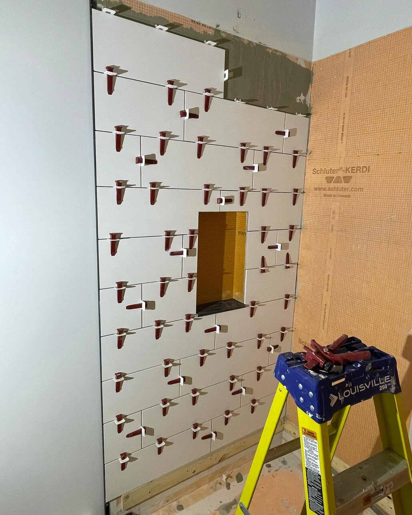 Starting the tiling this week.