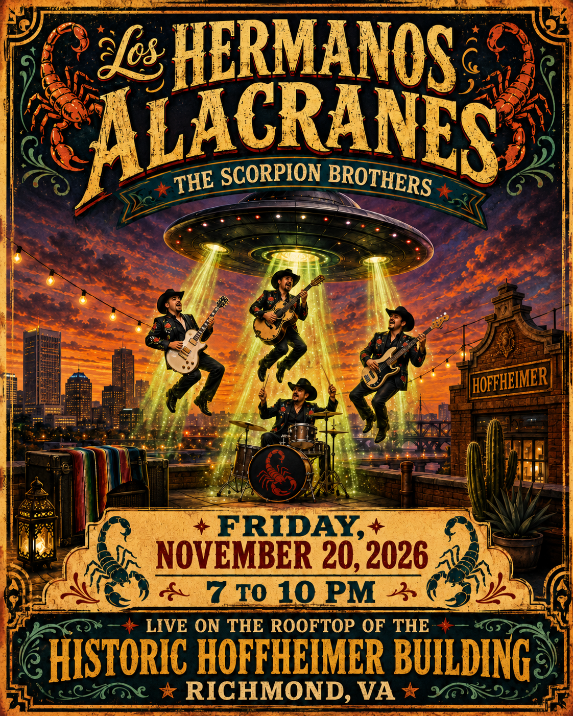 Los Hermanos Alacranes at The Hoff