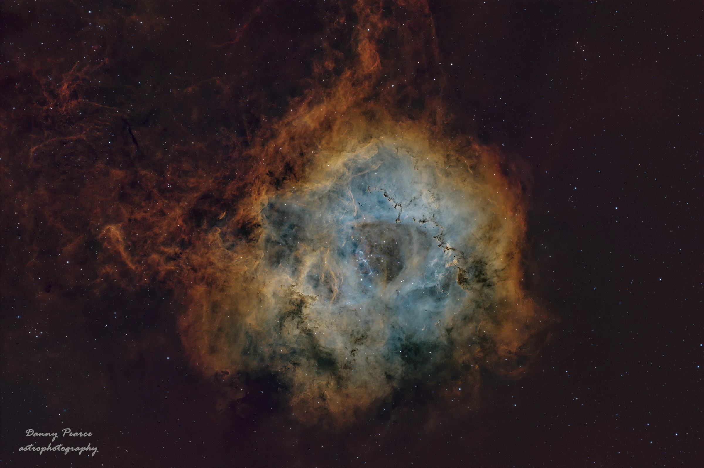 Rosette Nebula (Hubble Palette)