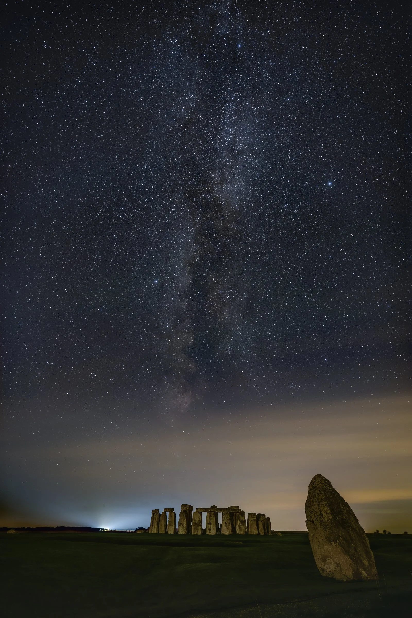 Milky Way over Stonehenge