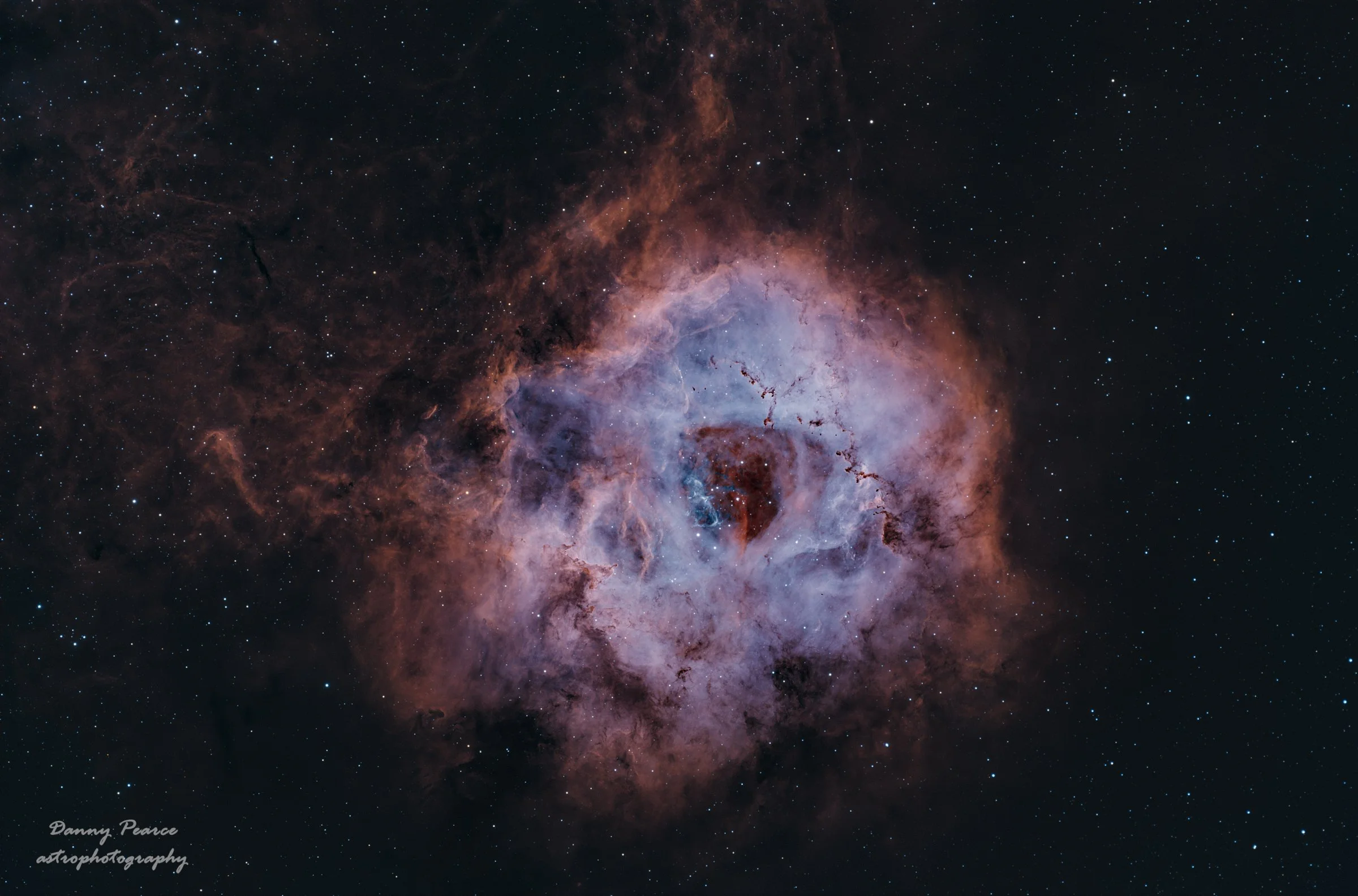 Rosette Nebula (Gilded HOO)