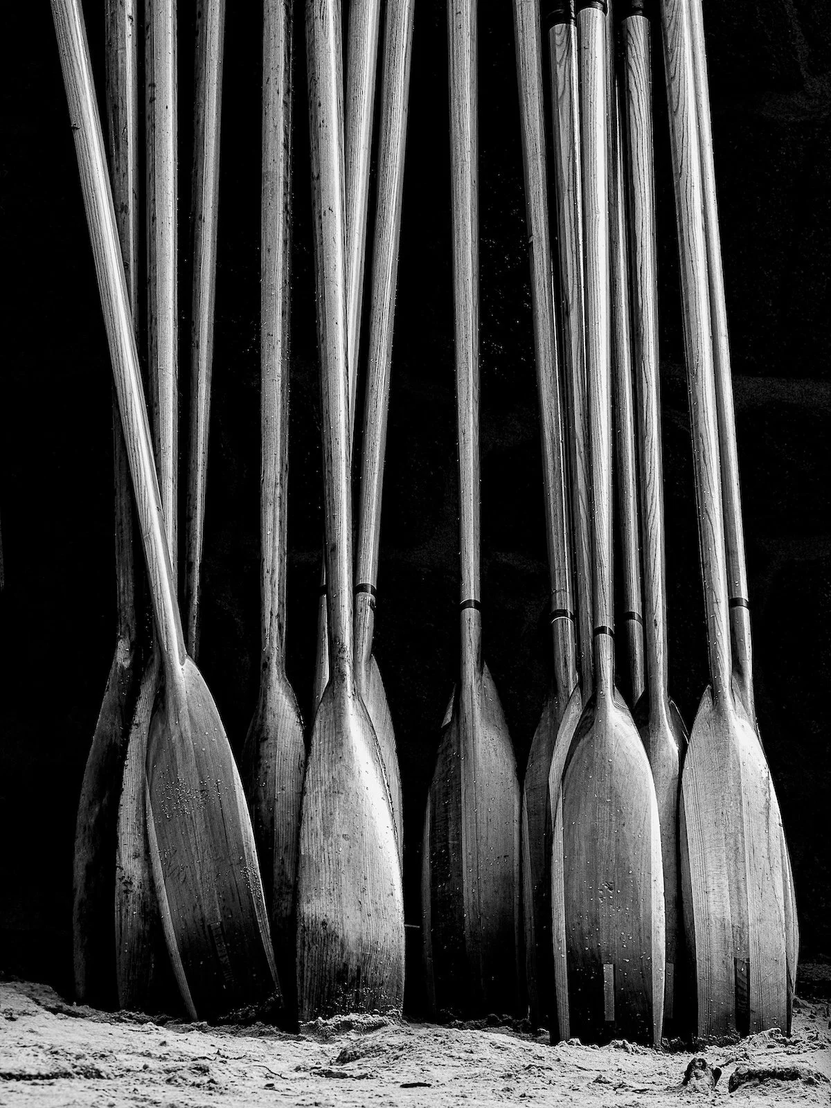 Paddles on the beach 12 x 9 .jpg