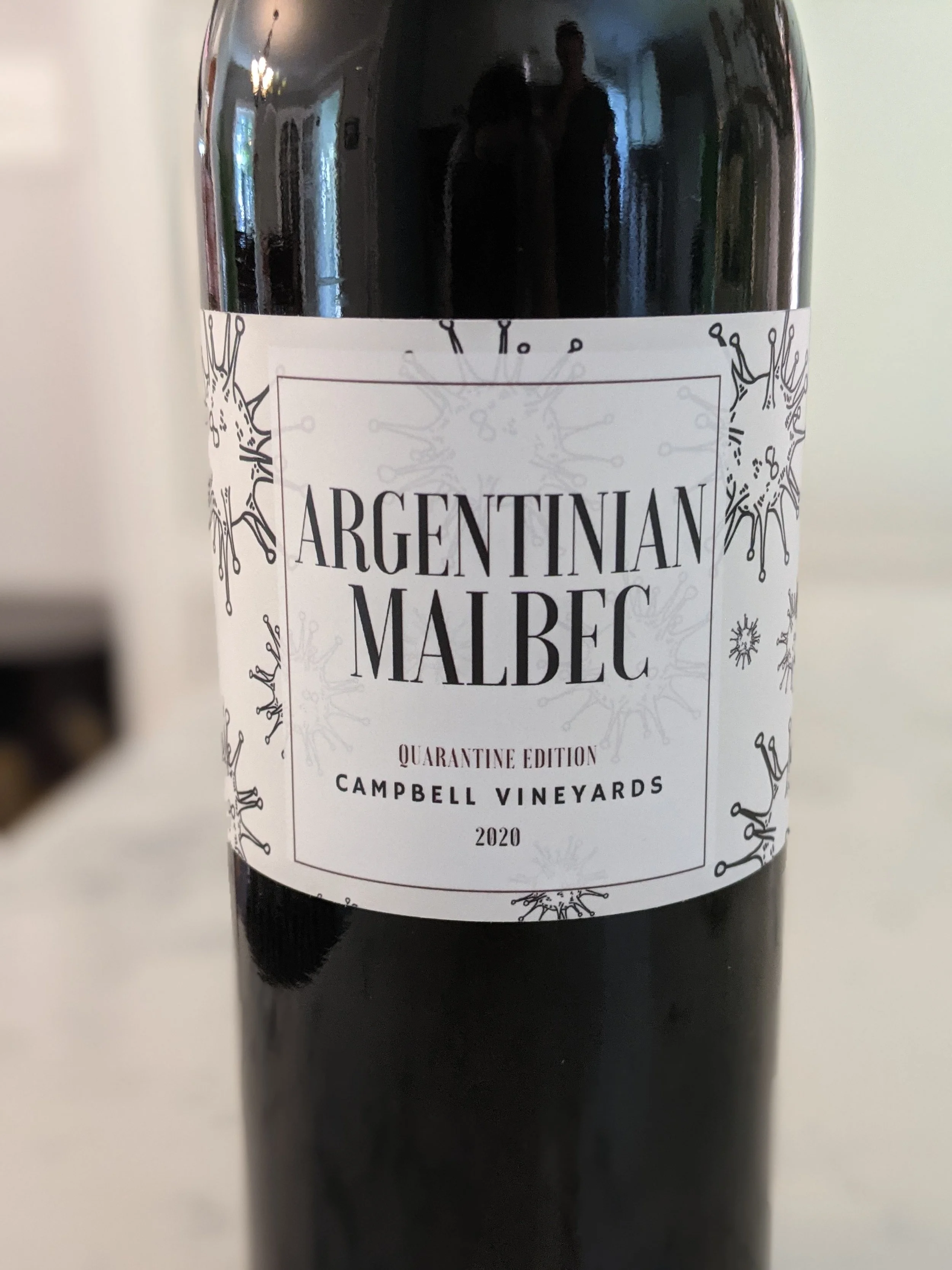 Campbell Vineyards Wine Label- 1