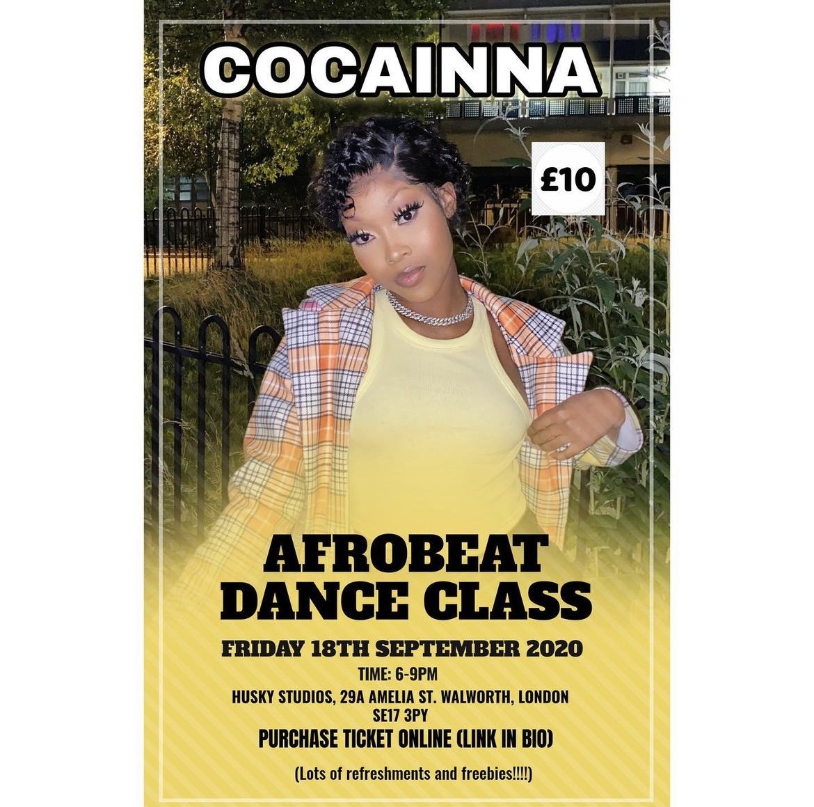 Flyer for Cocainna