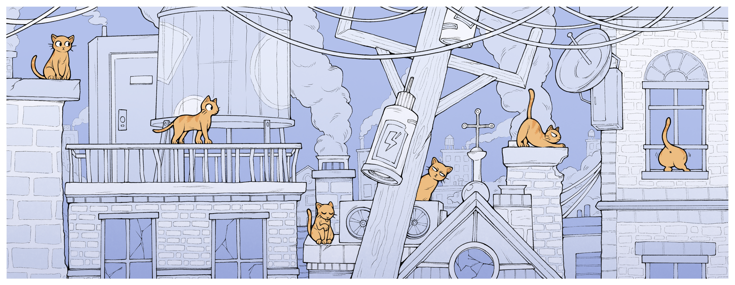 2025, Cat Climb 1
First part of an accordion book.