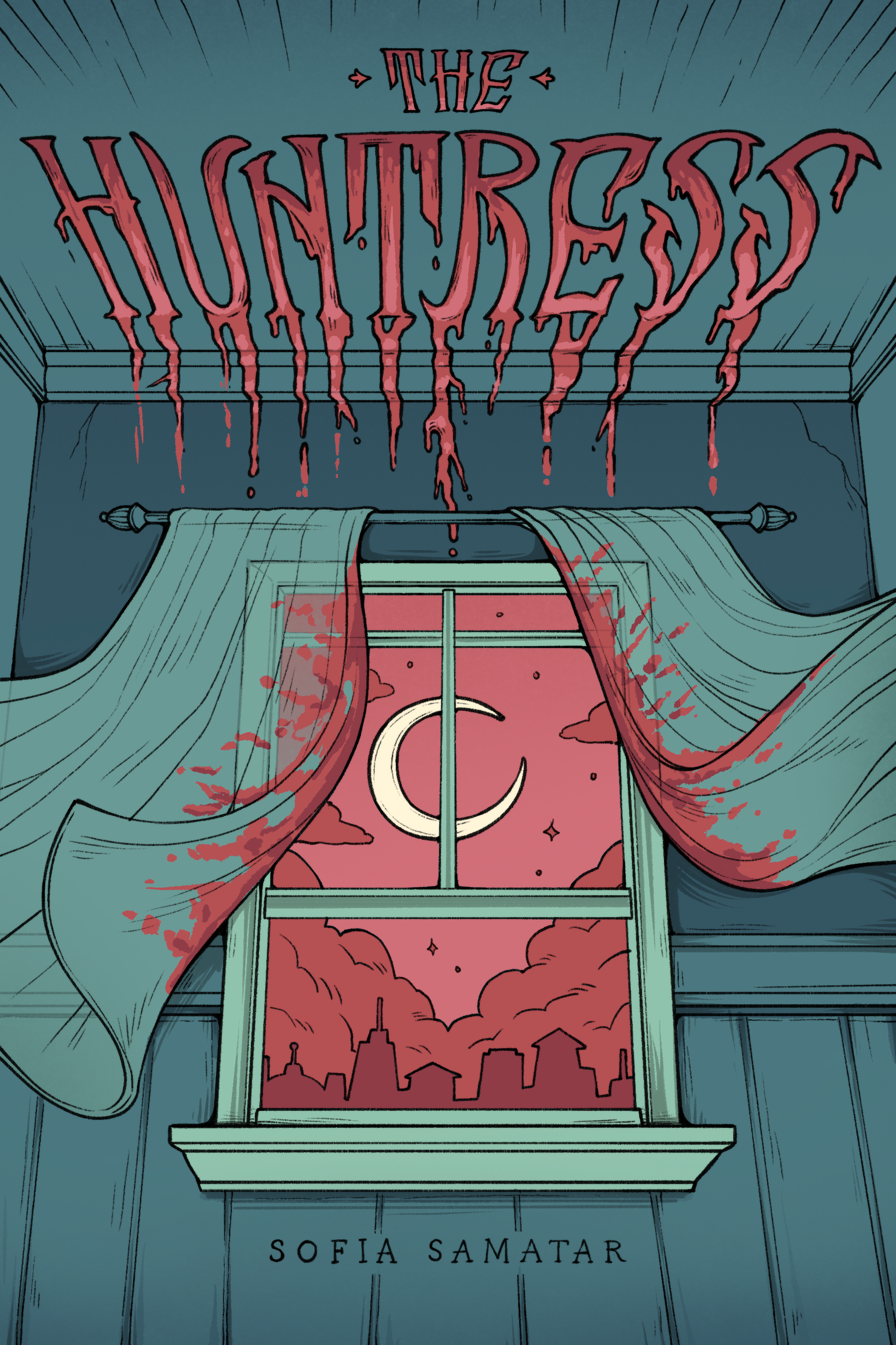 2024, The Huntress
A project exploring how hand lettering can push forward the narritive of a piece. 