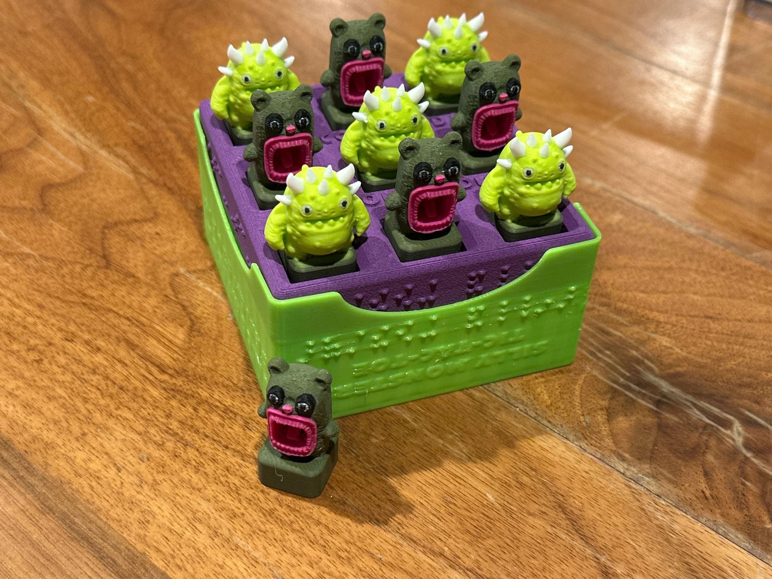 Silly Monster: Magnetic Tic-Tac-Toe