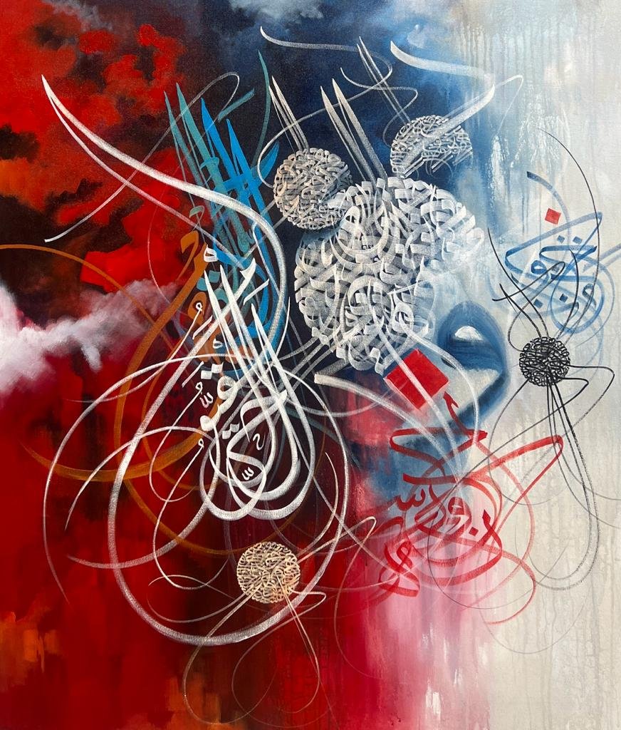 Unframed, Acrylic on canvas