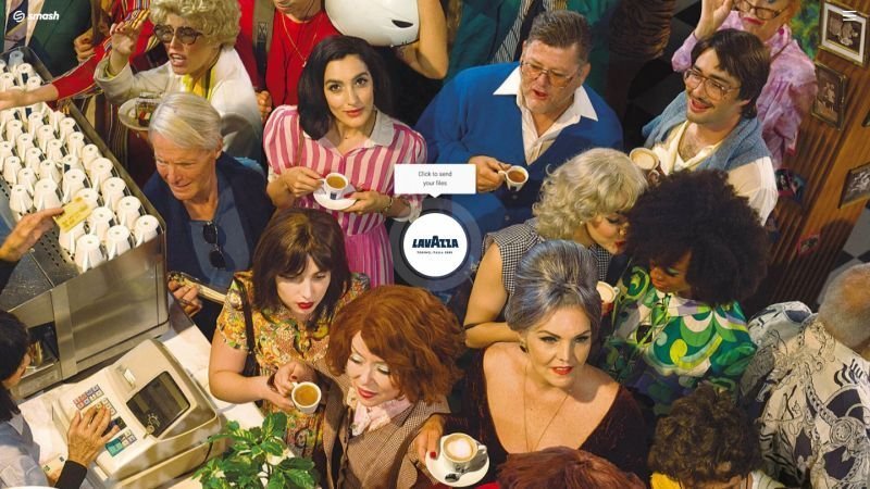 Lavazza use Smash Team to send &amp; share large files