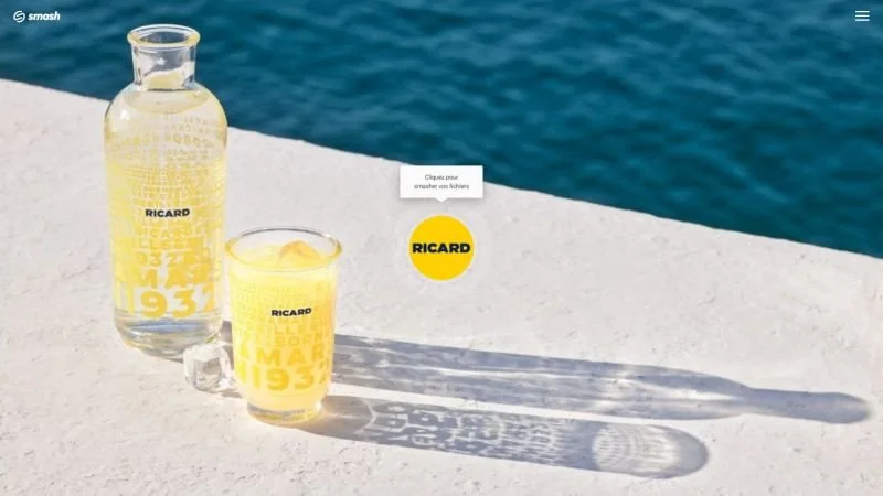 Envoi gros fichiers responsable et vertueux par Pernod Ricard