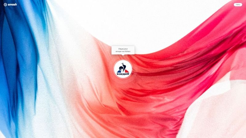 Envoi sécurisé gros fichiers par le Coq Sportif