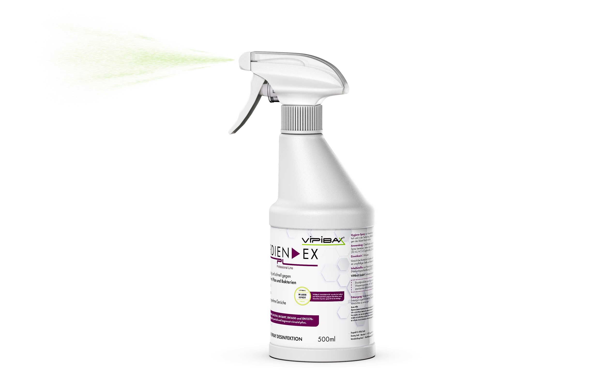 PROHS500 ViPiBaX Giardien EX Professional Line – Hygiene-Spray 500ml_SEITENANSICHT.png