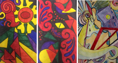 Abstract That! Geometric - With instructor/artist Natalie Boburka at the Olive Free Library