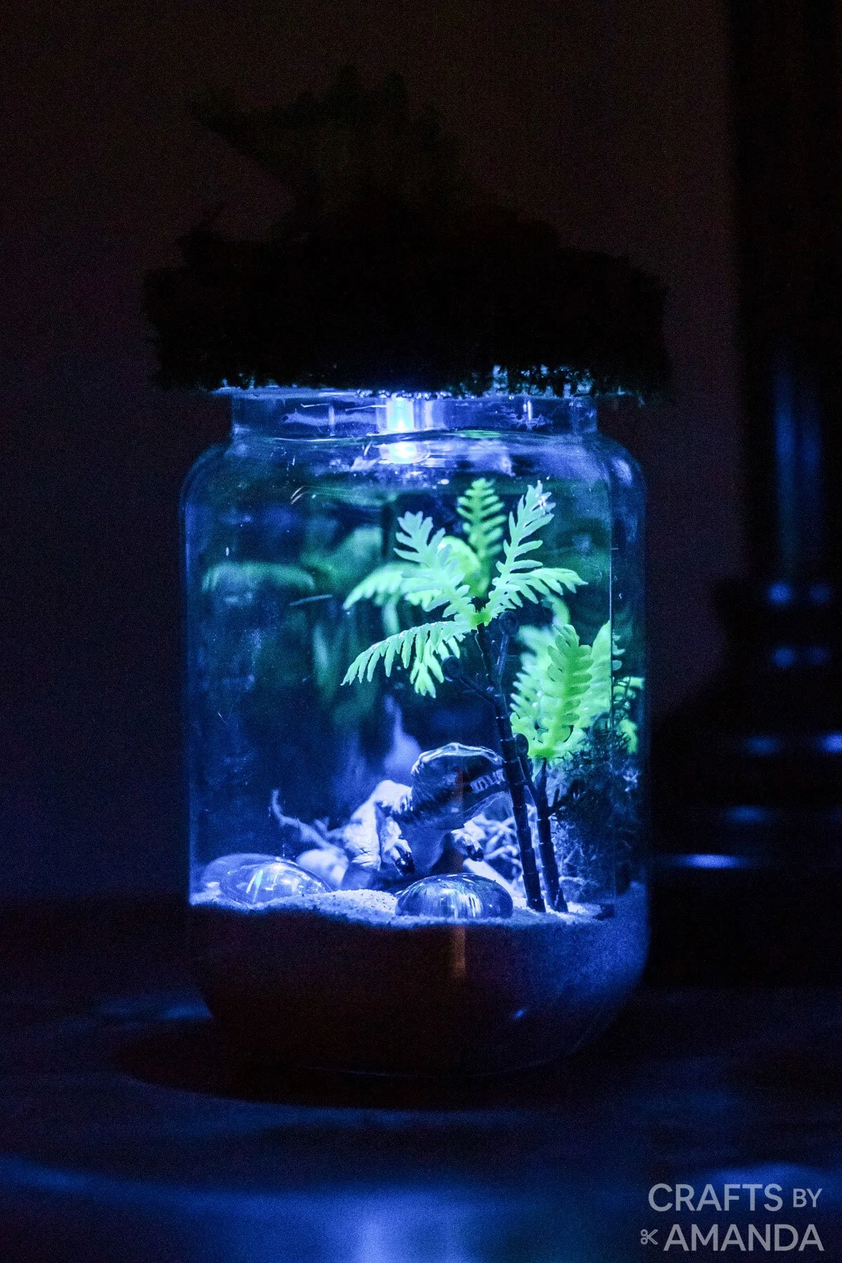 Crafternoons at the Olive Free Library: Dinosaur Nightlight