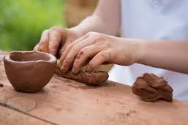 Crafternoons at the Olive Free Library: Clay Day