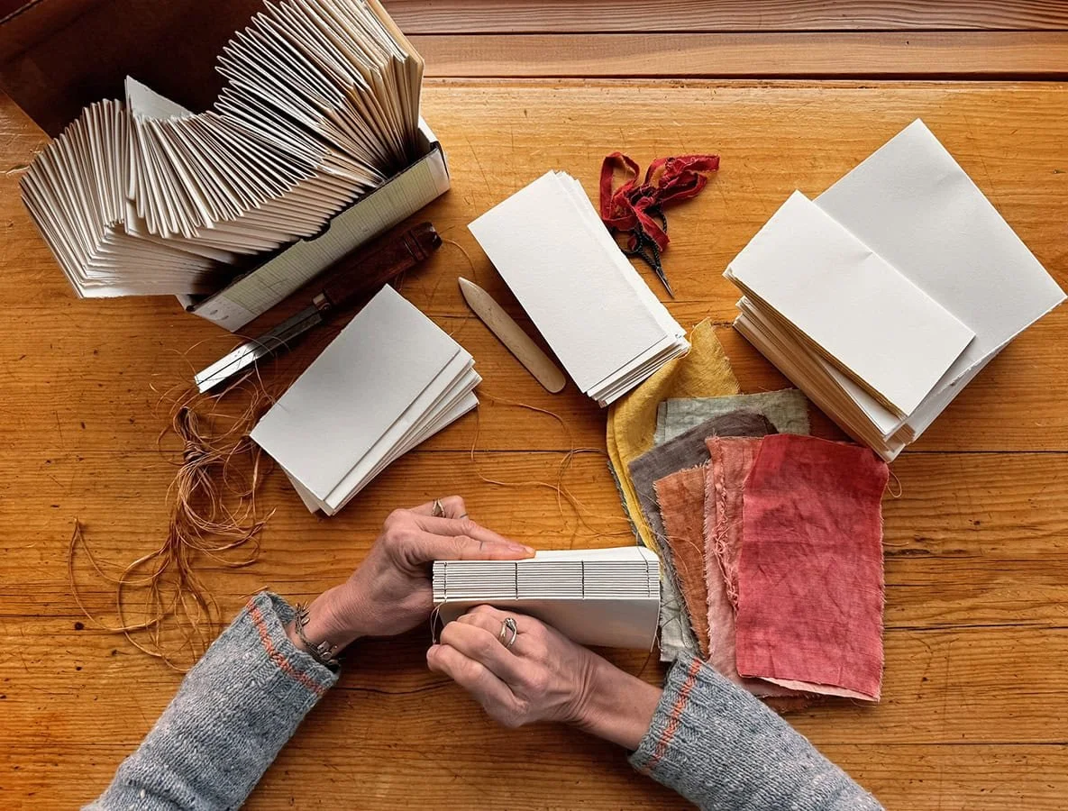 Intro to Bookbinding at the Olive Free Library