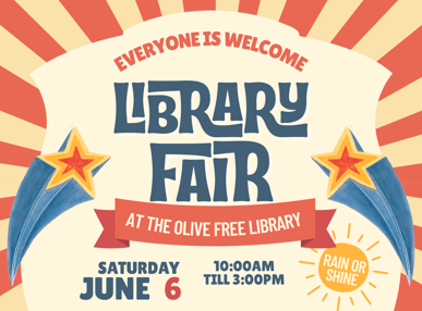Library Fair at the Olive Free Library
