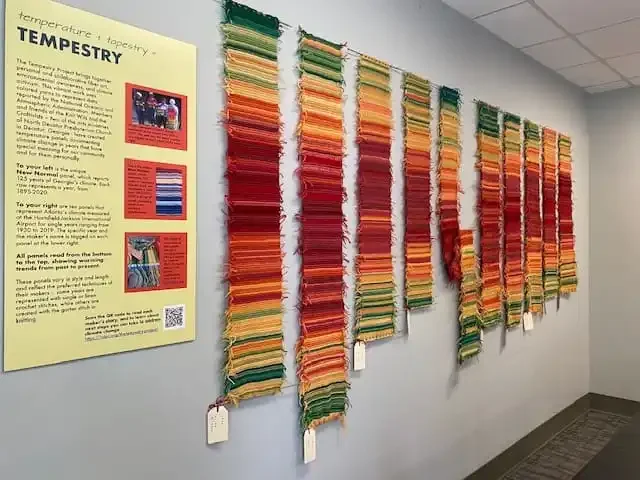 Tempestry Opening Exhibit at the Olive Free Library
