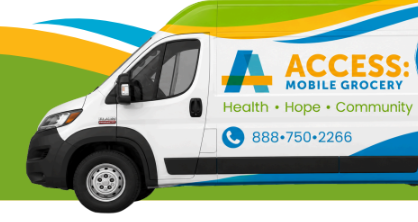 Acess Mobile Grocery at the Olive Free Library