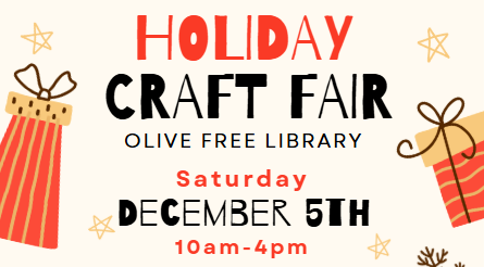 Holiday Craft Fair at the Olive Free Library