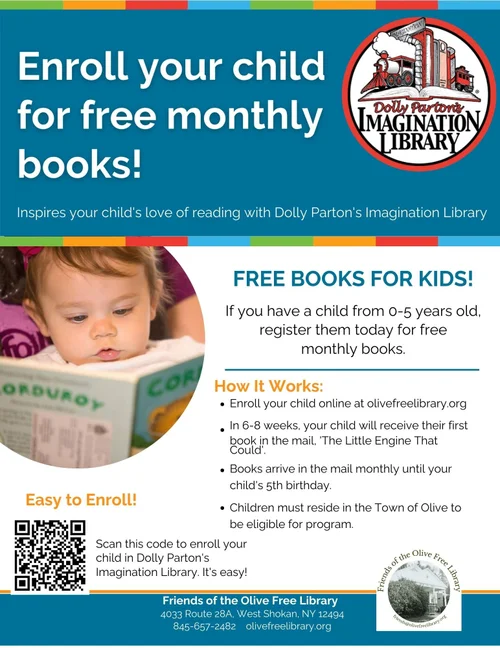 Dolly Parton Imagination Library — Olive Free Library