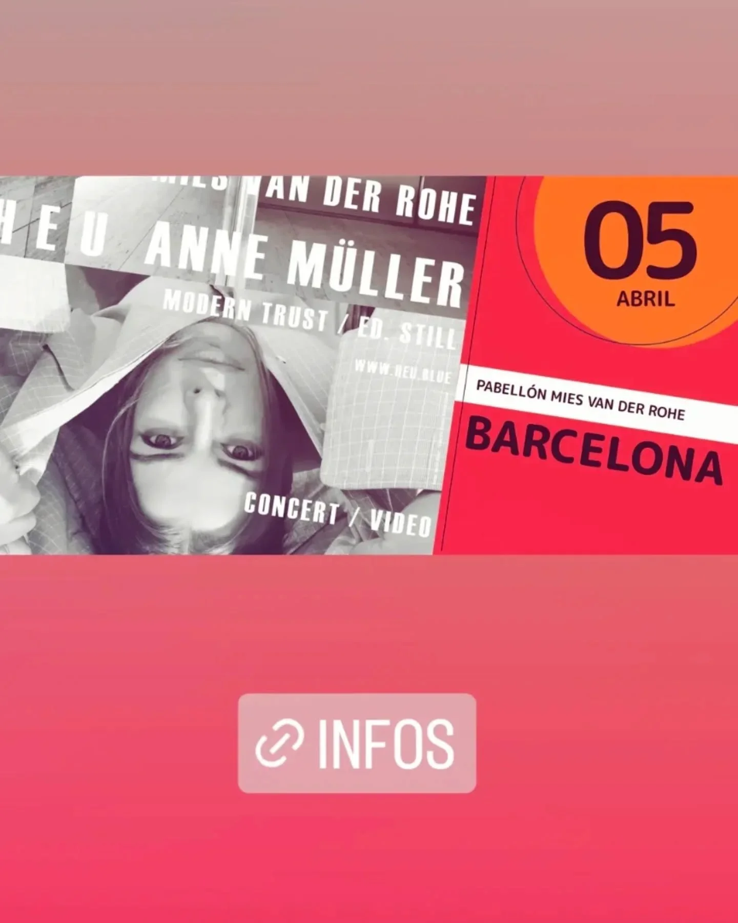 🦩🍓
h e u // Mies van der Rohe Pavillon Barcelona
5. April 2025
Und ich freue mich sehr sehr sehr, in das Portfolio der Fundacion Goethe aufgenommen zu sein.
Infos: www.fundaciongoethe.org/de/events/modern-trust/
🍓🦩