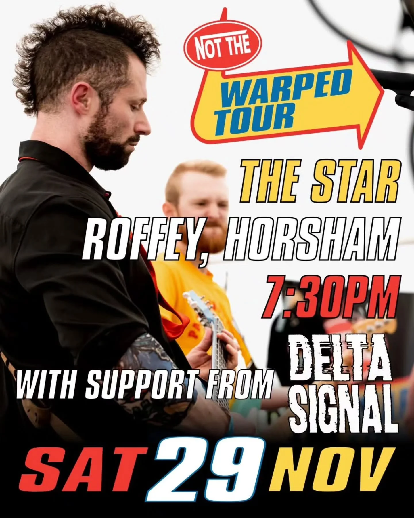 It might be Monday, but at least you got something to look forward to... 🤘🏻

Round 1: The Star, Roffey, Horsham.
With the legends @notthewarpedtour