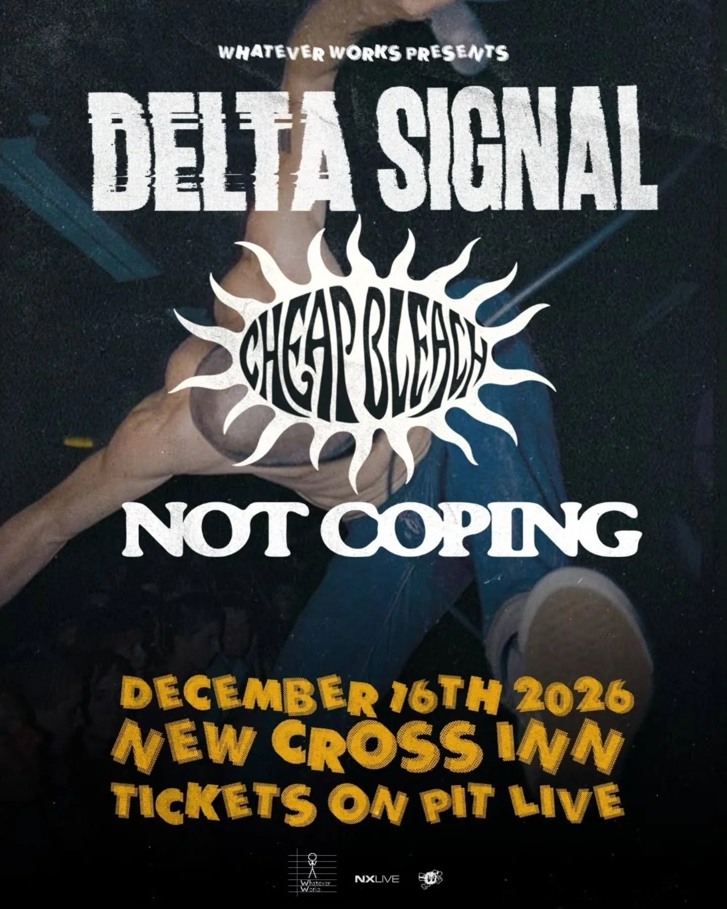 Can't believe we're already talking about Christmas, red hats will be welcome! 🎅

We're delighted to formally announce our last show of the year on December 16th at @newcrossinn with @cheapbleach and @notcopingband

Tickets available on pit.live

Pr