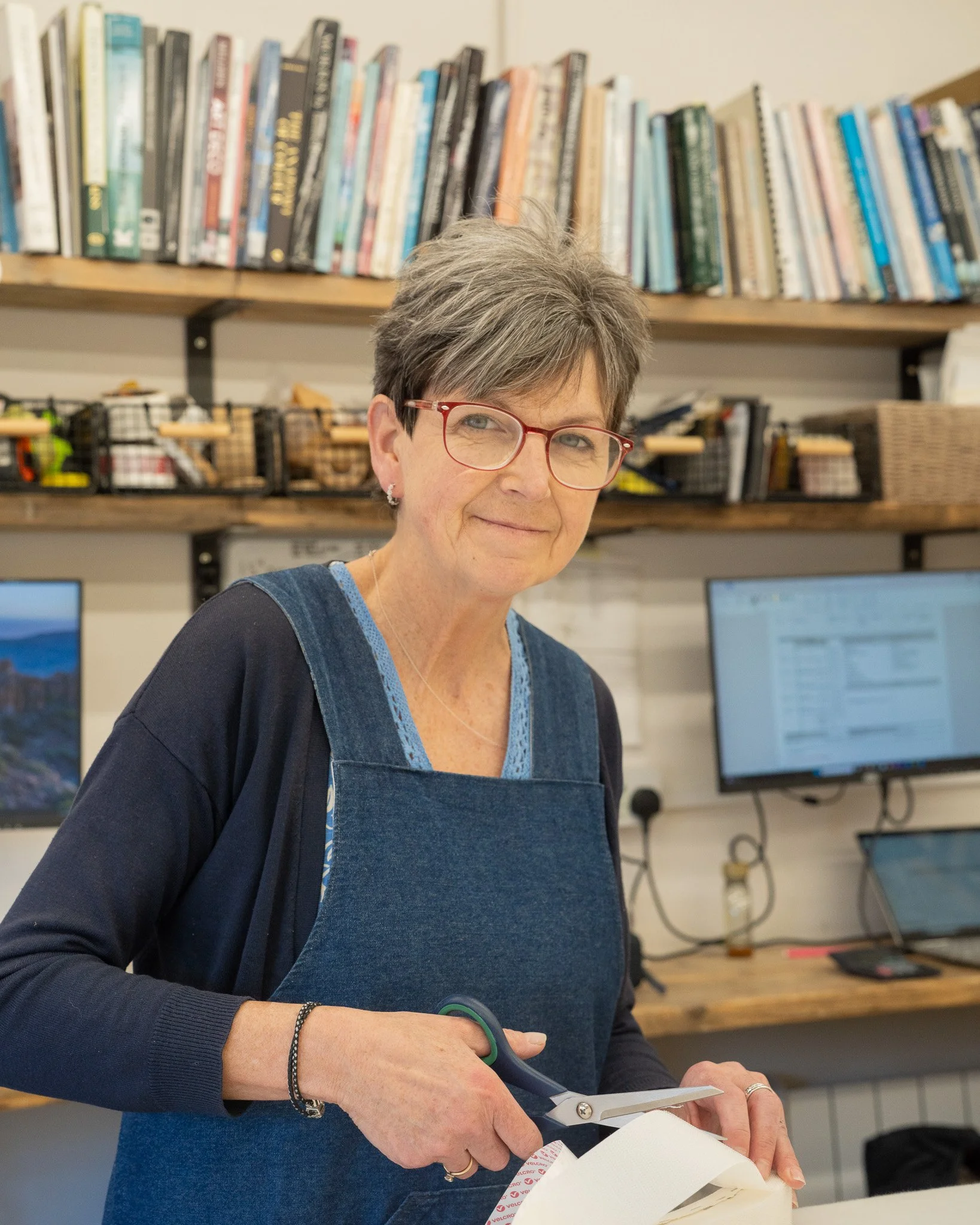 Debbie Gooden, talented seamstress and cornerstone of the Lisa Dawson Interiors workroom.