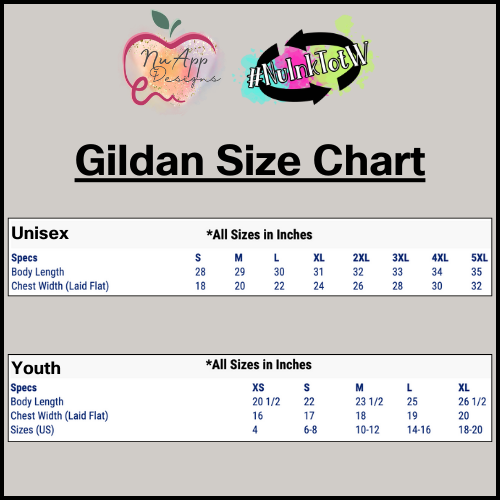 Gildan T-Shirt Size Chart.png