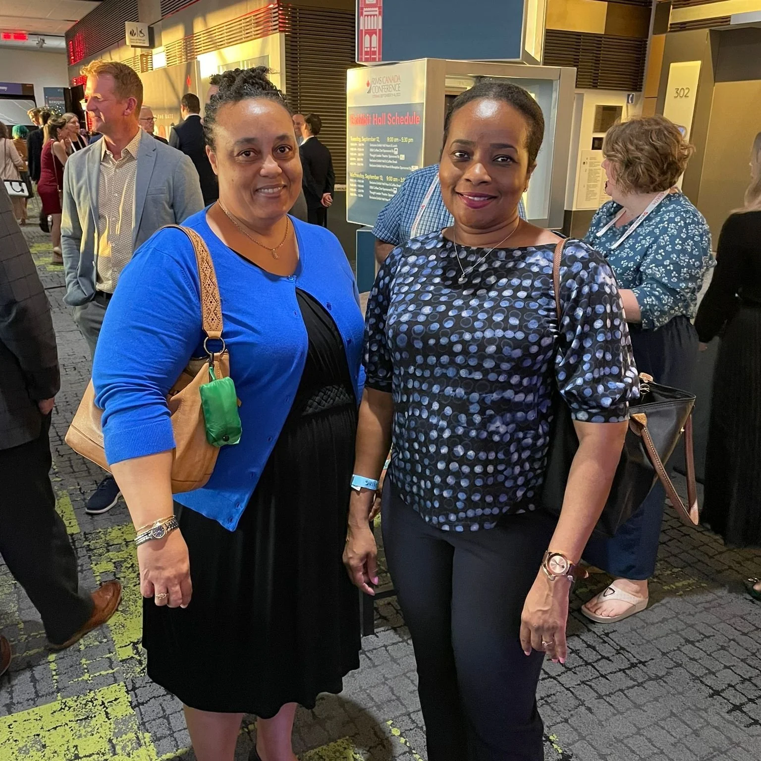 Ms. Joanna M. Ausitn, Senior Associate and Mrs. Carmeta Clarke, Corporate Administrator, FL Gateway Corporate Services Inc. attending the opening ceremony of the RIMS Canada Conference held in Ottawa, Canada September 11-14, 2023.
