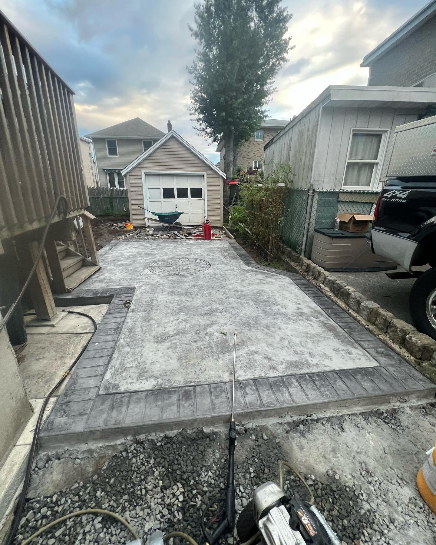 Colored, stamped, troweled, or broomed. What ever you need we can do all finished concrete. Give us a call today!! We take pride in everything we do!!!