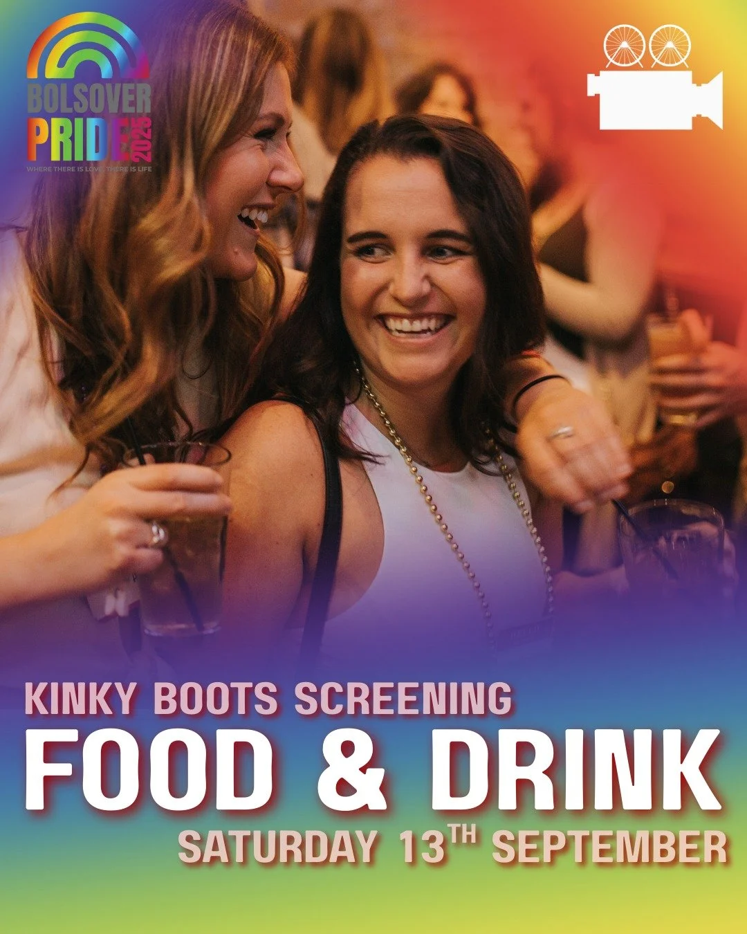 🥂Kinky Boots Screening Food and Drink 🥂

We've got plenty to keep you refreshed and full at our next event for Bolsover Pride! 🏳️&zwj;🌈

🍔 Tasty hot food from @kelly_barratt_freelance_chef 
🍺 A fully stocked bar from the Friends of 4th Bolsover