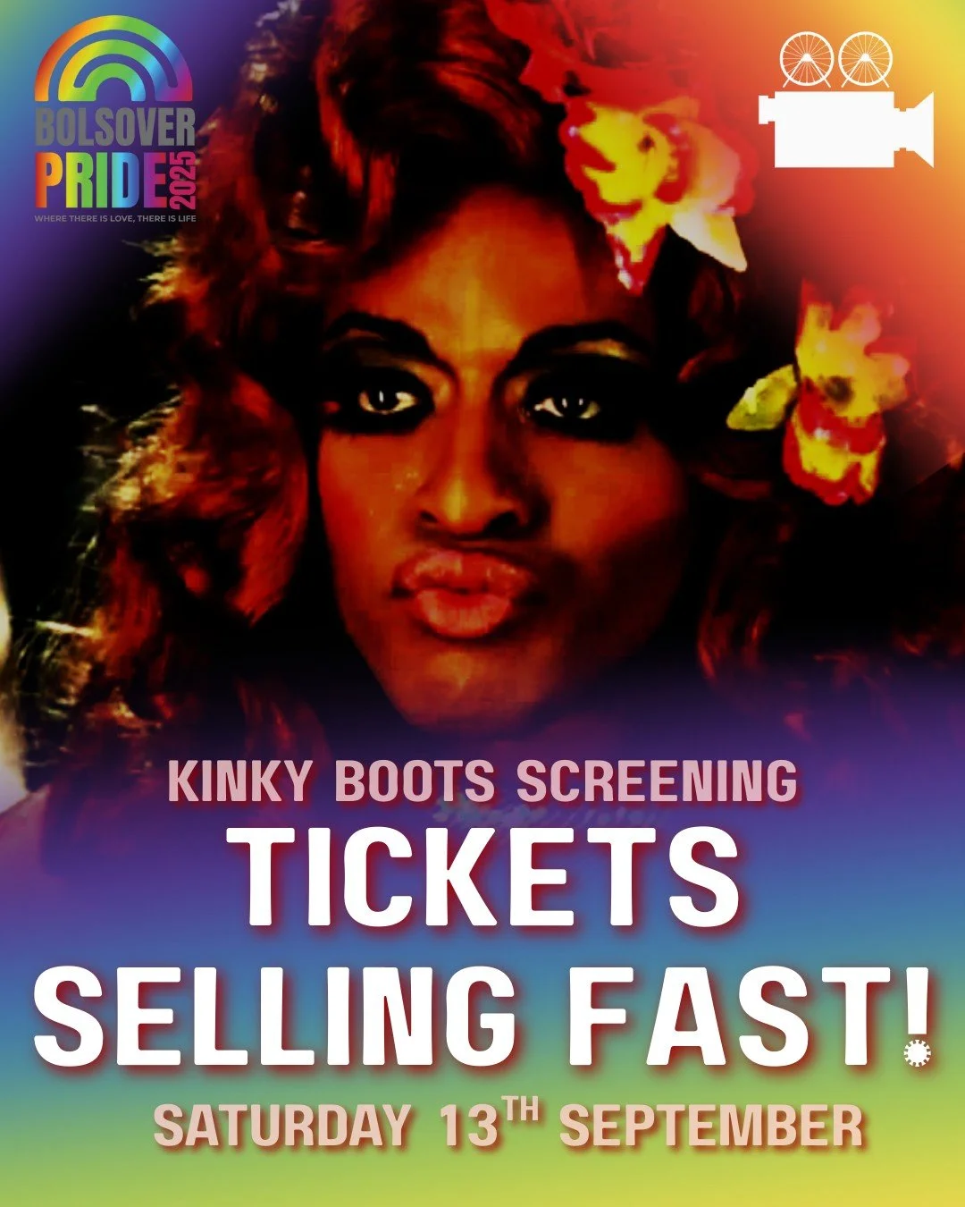 It's nearly time! 🏳️&zwj;🌈

Tickets are still available but selling fast for our Kinky Boots screening and drag night on Saturday. Book now to make sure you're there for a spectacular evening celebrating Bolsover Pride.

Book your tickets here 👉 b