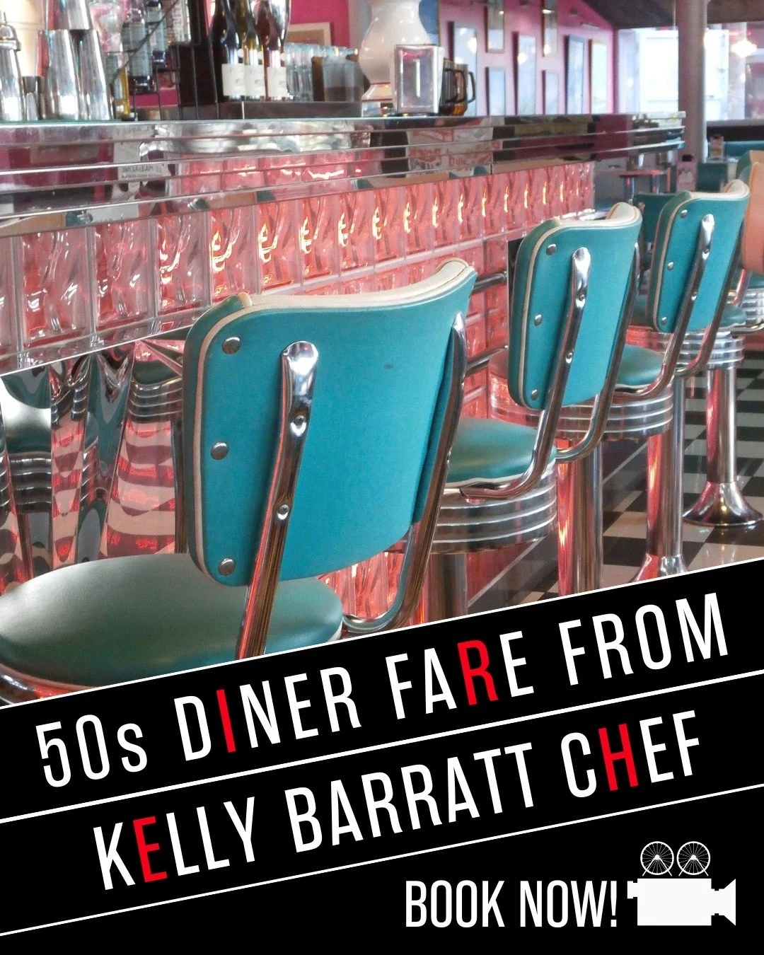 Make sure you come with an empty stomach to our next event as our resident chef, @kelly_barratt_freelance_chef  will be serving up some delicious American diner fare to accompany our screening of Singin' in the Rain. 🍔

Think hot dogs, burgers and s