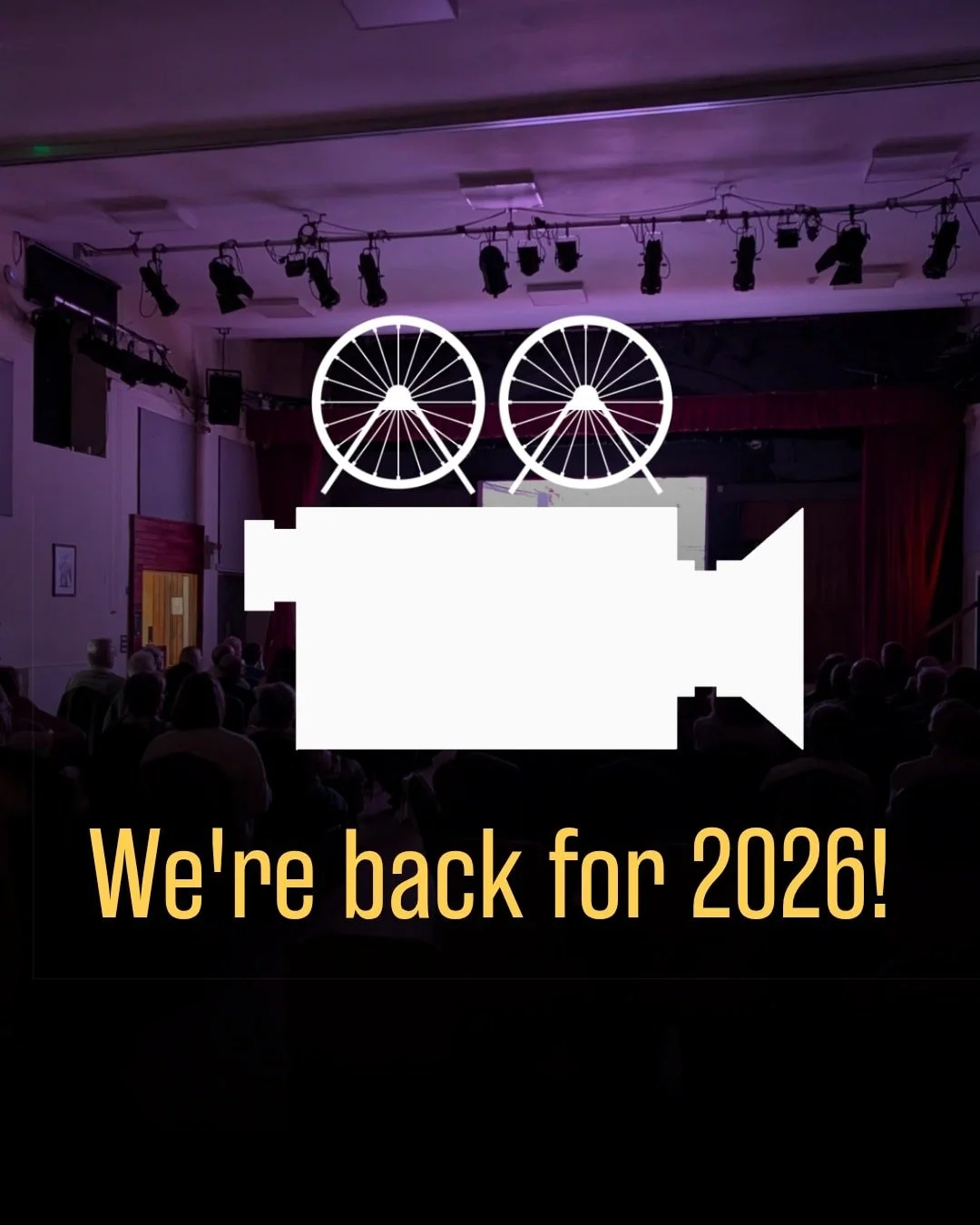 We're back and raring to go for a jam-packed 2026! 🎉

We've got some exciting plans coming up this year with some thrilling screenings and events. 

Keep your eyes peeled as we start to reveal what's coming up this year very soon 👀