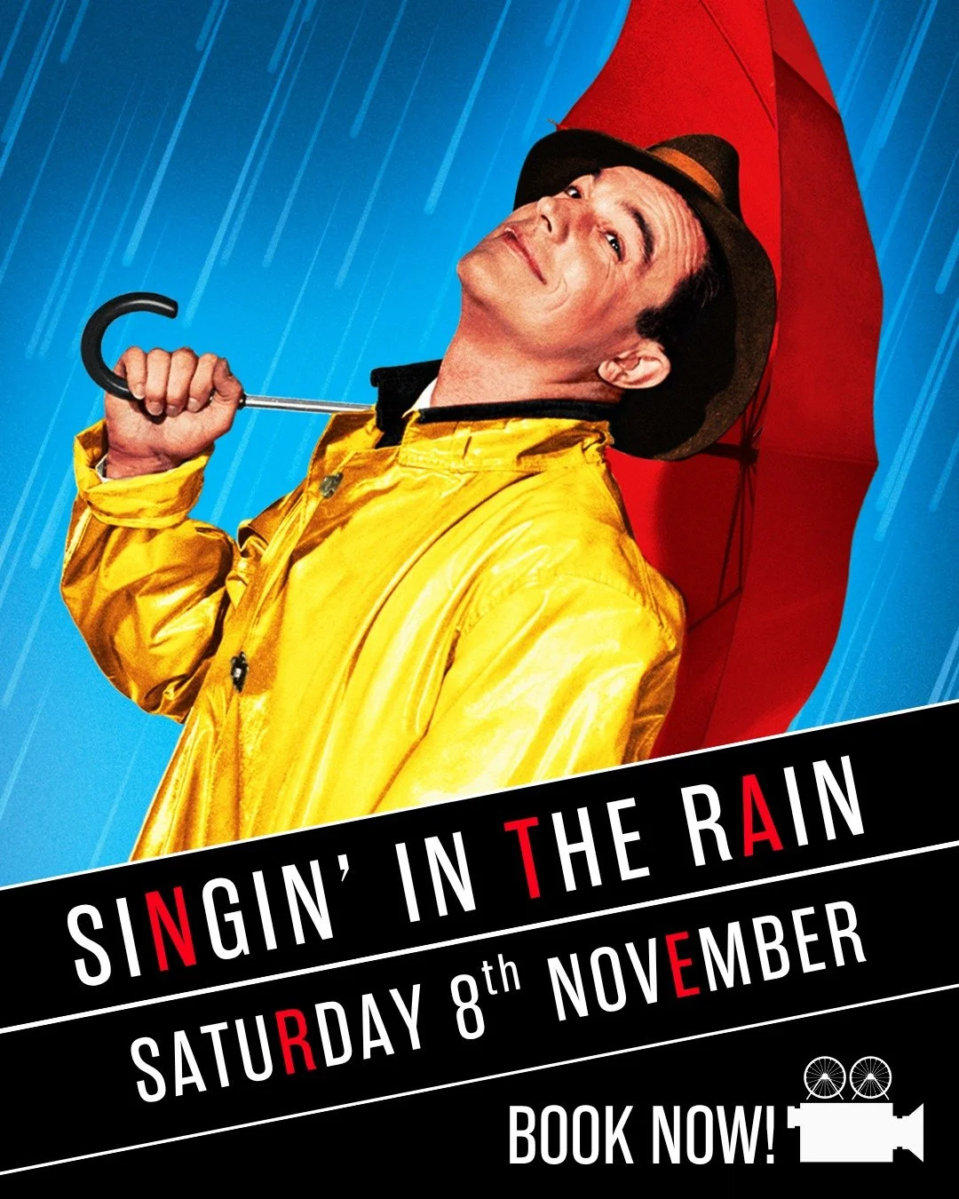 Have you got your tickets yet for our screening of Singin' in the Rain? ☂

We're celebrating 100 Years of Community Cinema with a screening of this golden-age classic along with some very apt 50s entertainment and diner fare.

Don't miss out on a tim