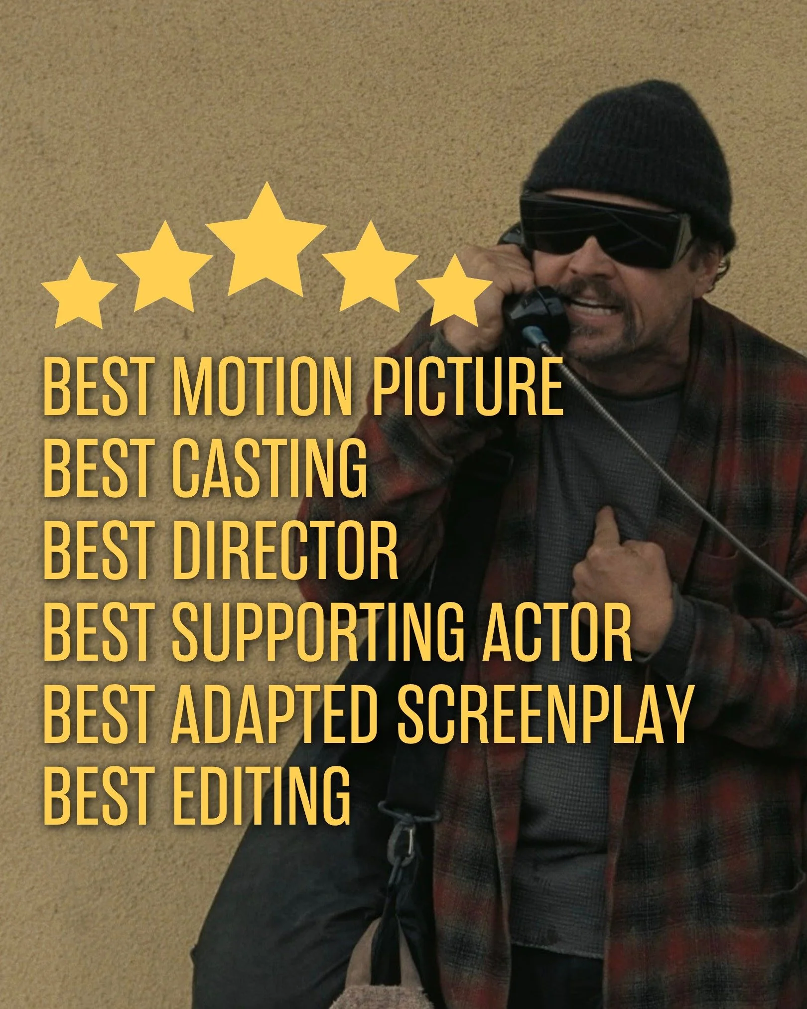 Hot off its success at the 2026 Academy Awards, One Battle After Another is hitting Bolsover on Saturday 18th April 🏆

Join us for this relentless and highly-political thrill ride which bagged itself six Oscars including Best Motion Picture and Best