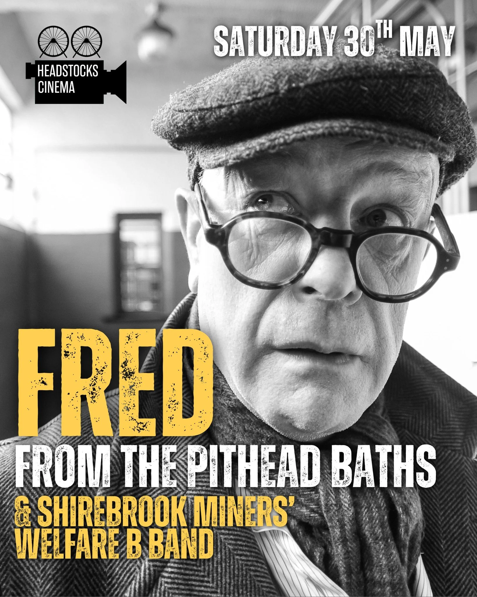 We're back on Saturday 30th May and we've got a brilliant night of storytelling, music and laughter planned for you 🎭

Join Ray Castleton for Fred from the Pithead Baths, a hilarious and heartfelt production that brings to life the stories of Fred, 