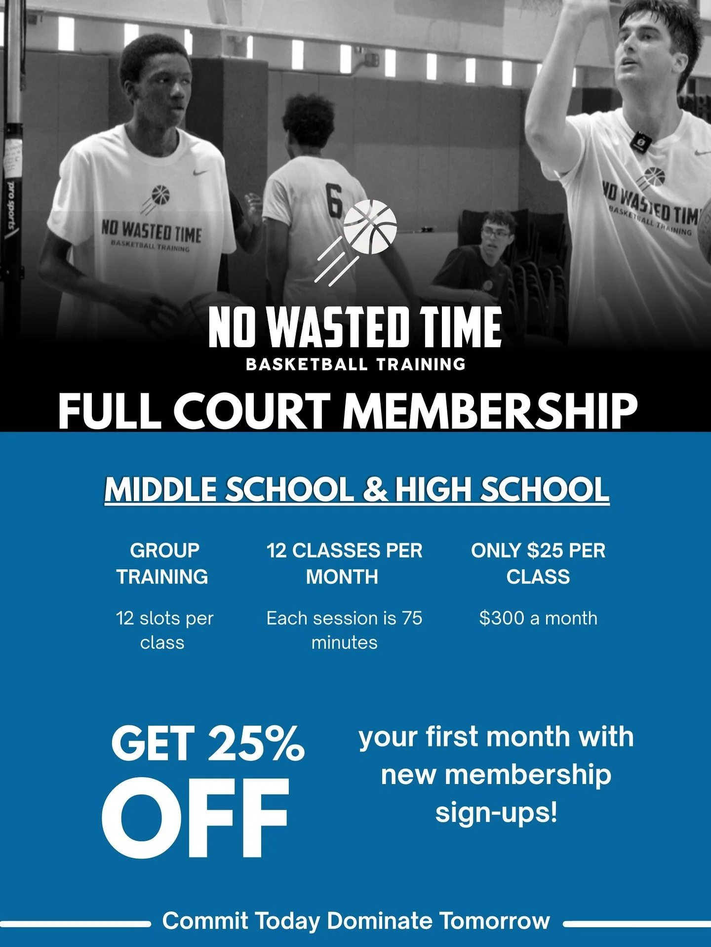 Commit today. Dominate tomorrow. 🏀 Join our Full Court Membership and unlock your full potential.

Link in our bio!