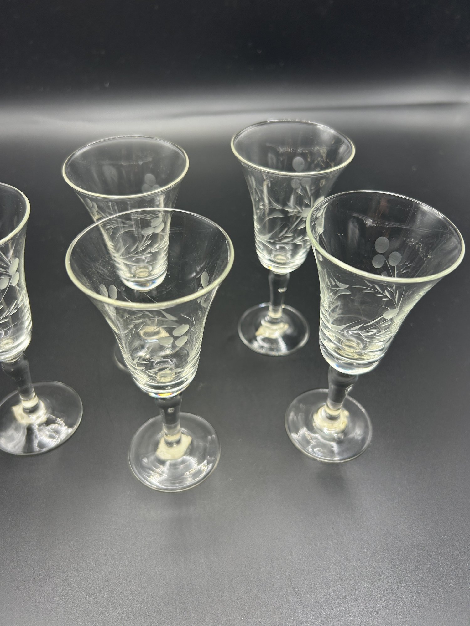 Vintage Cordial Glass Sets Vintage Cordial Glass Sets