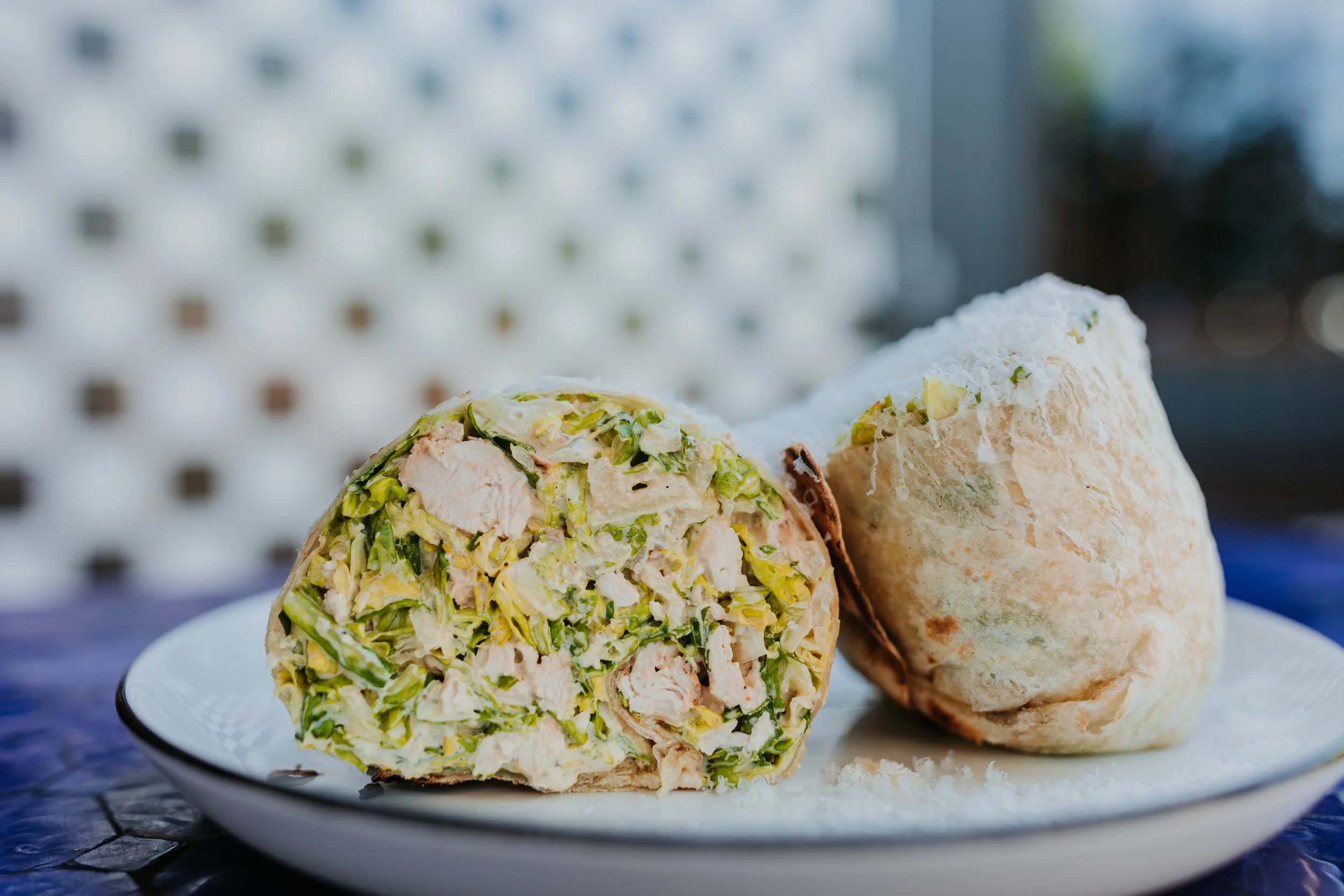 Yummy Chicken Caesar Wraps for lunch in phoenix