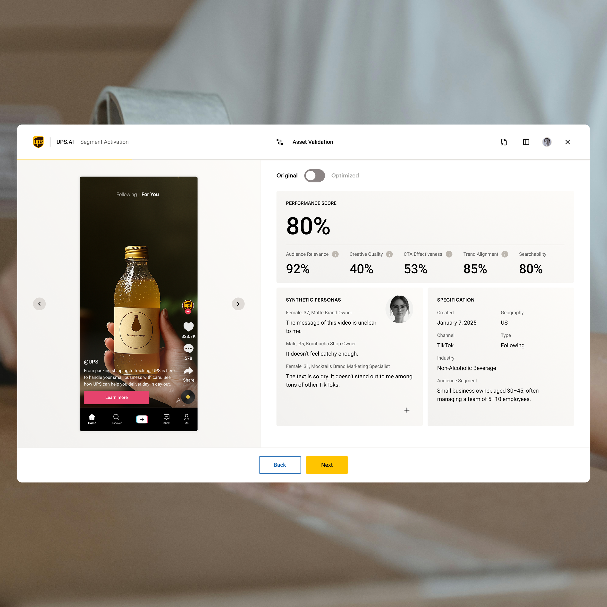 Marketing Hub AI - Accenture for UPS