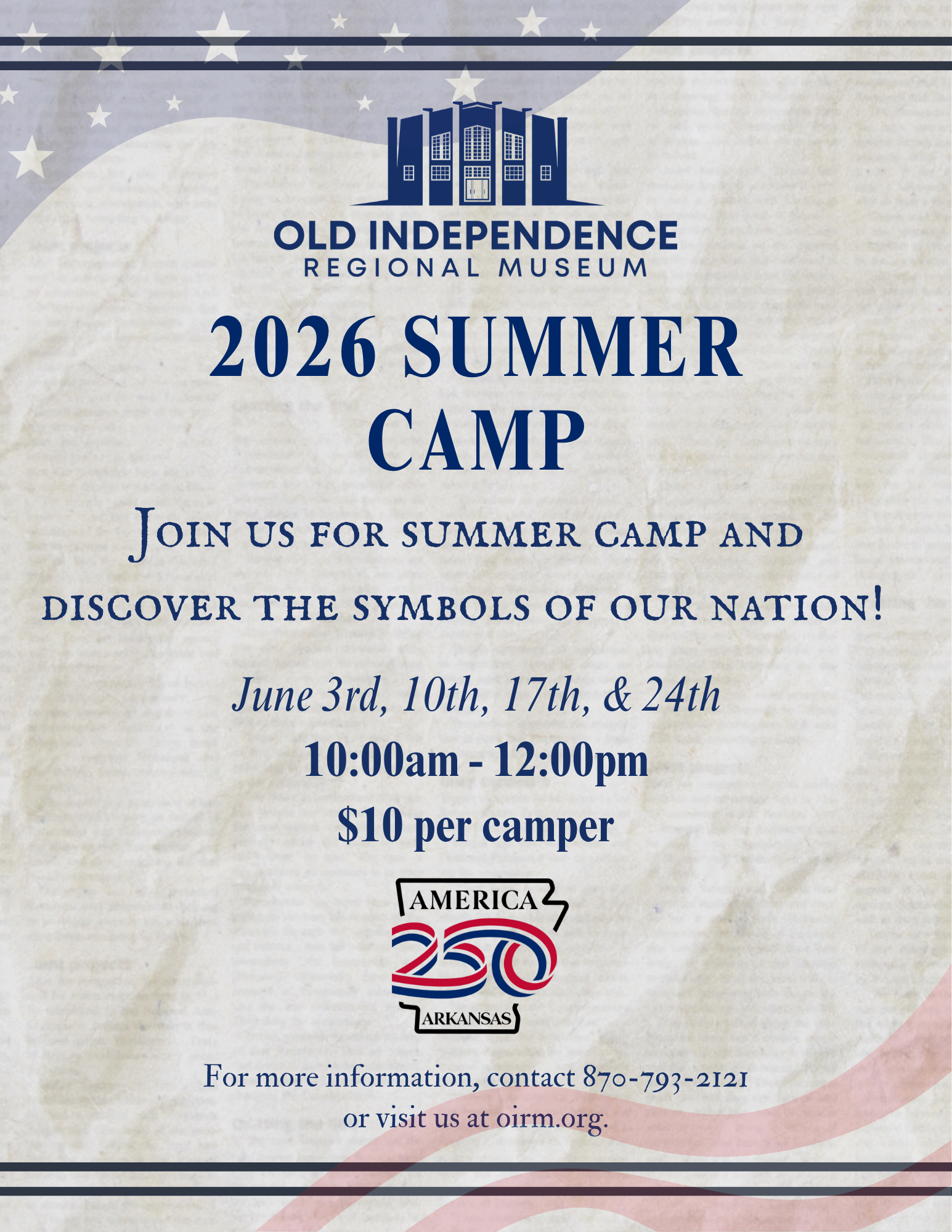 OIRM Summer Camp